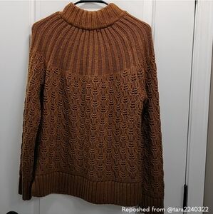 🧸 EUC Madewell Brand Ladie's/Teen's Pumpkin Oversized Fit Sweater, Like New, M